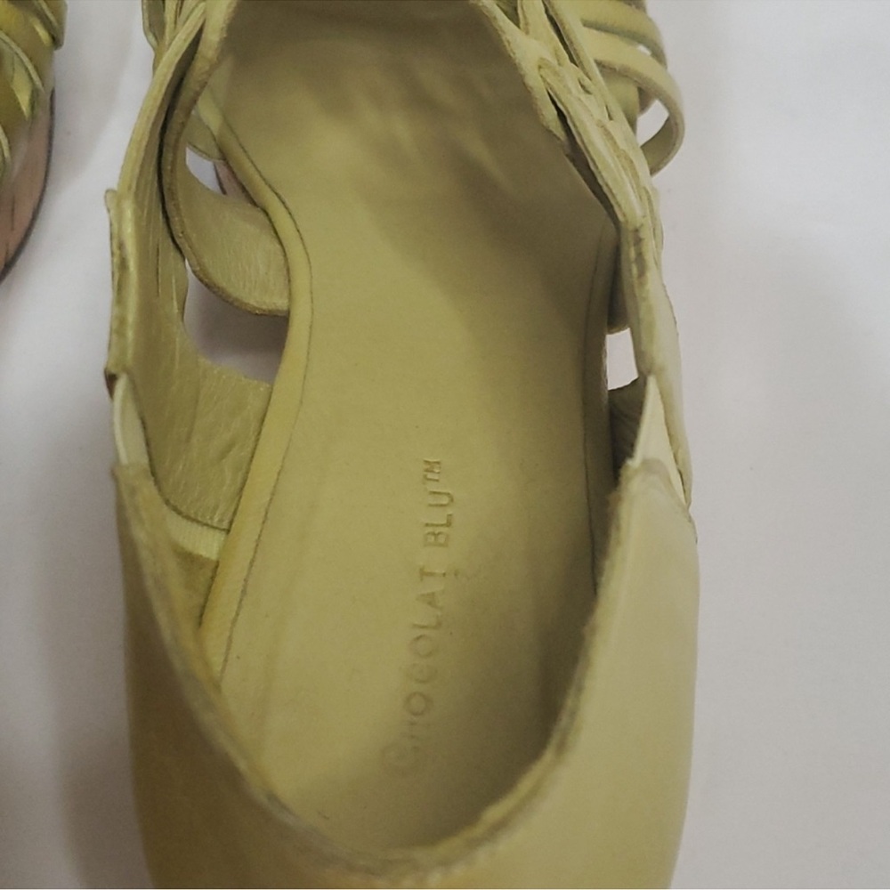 Chocolat Blu Chartreuse Wedges Sundance Size 10 NWOB - Picture 6 of 10